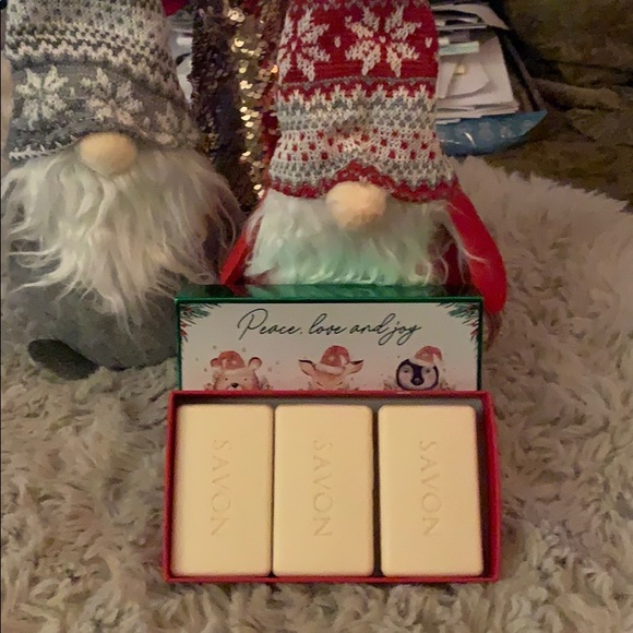 New SAVON set of 3 Honey & Oatmeal bath bars - Picture 6 of 6